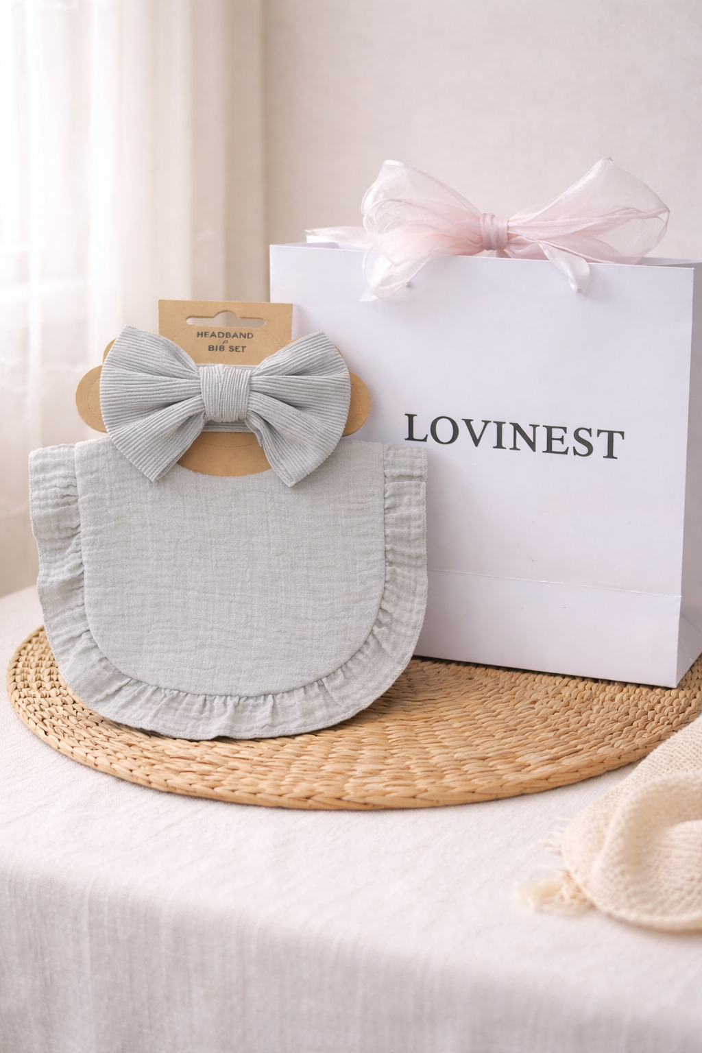 Bavoir avec bandeau Lovinest Lovinest