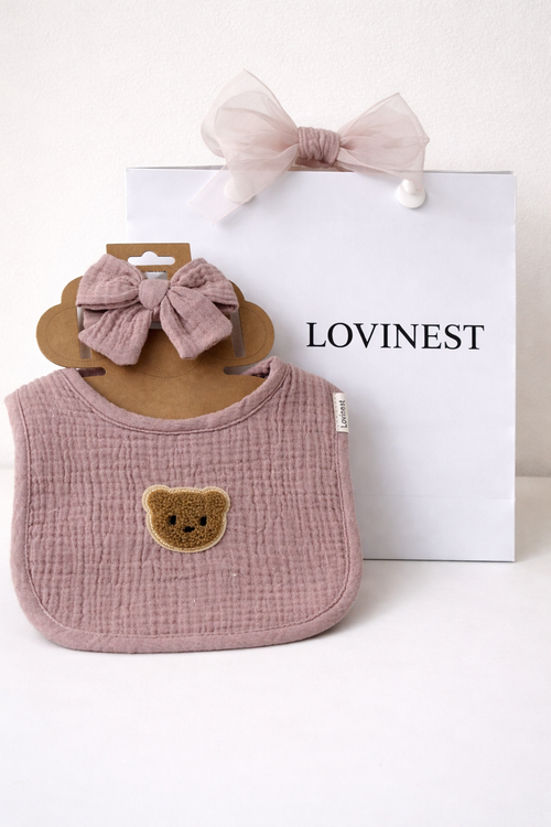 Bavoir avec bandeau Lovinest Lovinest