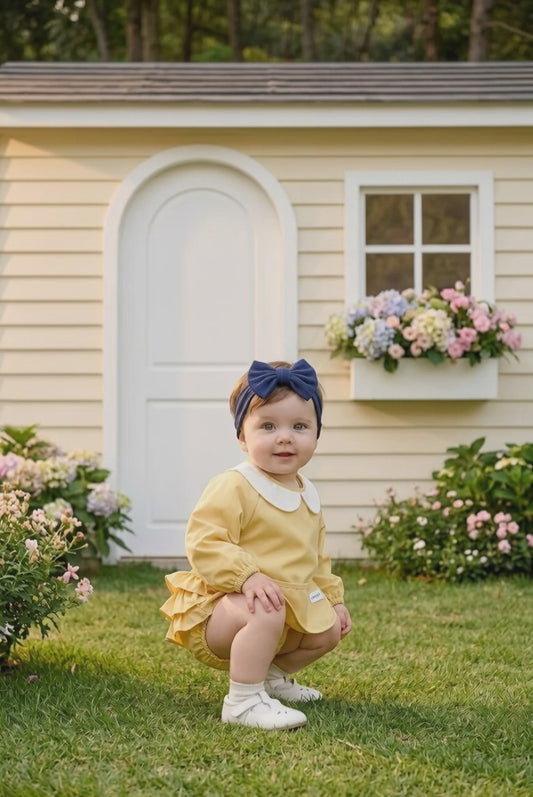 Bavoir manches longues Lovinest – Doré