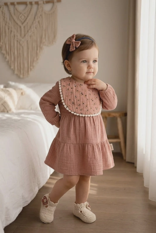 Bavoir bébé doux et absorbant avec bandeau -Lovinest